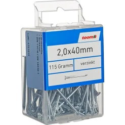 Drahtstifte Senkkopf Stahl verzinkt 2,0 x 40 mm
