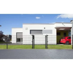 Drehflügeltor 'Vario light Typ M' schwarz 96 x 103