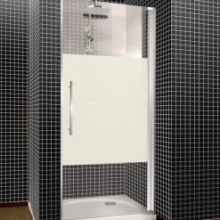 Drehtür 'Beta Intima' 80 x 190 cm chrom