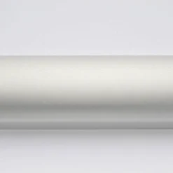 Drehtür 'Elana 6' für Seitenwand links teilgerahmt, Klarglas silber matt 90 x 200 cm