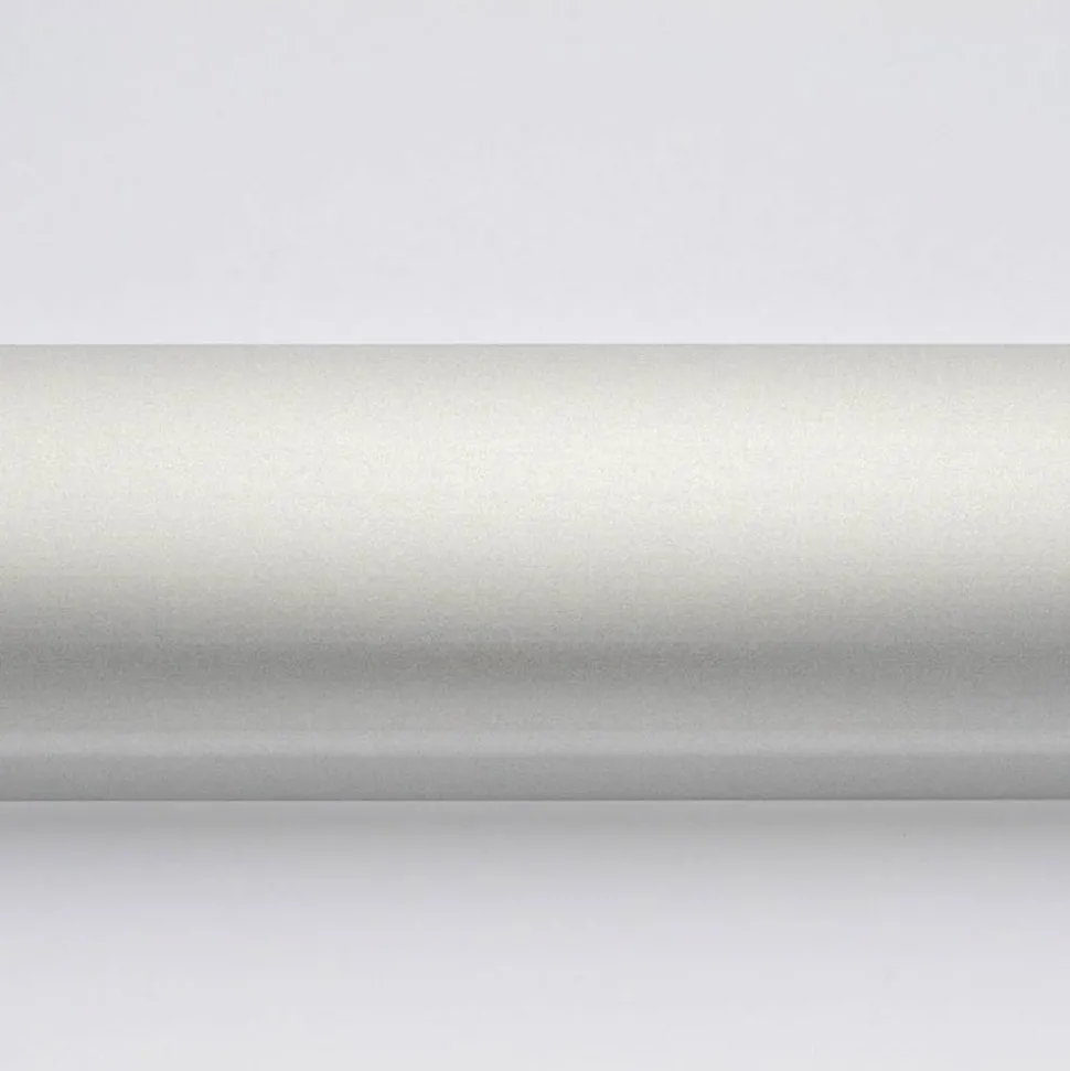 Drehtür 'Elana 6' für Seitenwand links teilgerahmt, Klarglas silber matt 90 x 200 cm