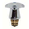Dreikantgriff verchromt 1/2", Markierung blau/rot/weiß