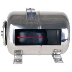 Druckkesselmembrane schwarz flexibel 15-25 l