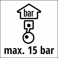 Druckluft-Gewebeschlauch Ø 9 mm 15 m