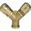 Druckluftverteiler mit 2 Schnellkupplungen R3/8"IG