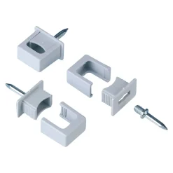 Druckschellen grau 16 mm 35 Stück