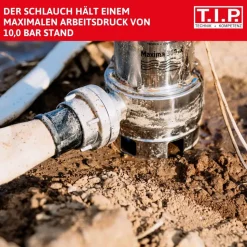 Druckschlauch weiß C-Kupplung 15 m