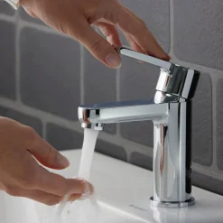 Duravit Waschtischarmatur B.2 Größe M mit Zugstangen-Ablaufgarnitur