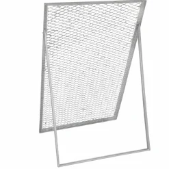 Durchwurfsieb silber 100 x 60 cm