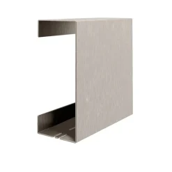 Duschablage edelstahlfarben 22,5 x 22,5 x 9,5 cm mit Klebelösung