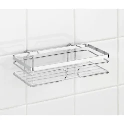 Duschablage 'Premium' Edelstahl glänzend 24 x 6,5 x 13,5 cm