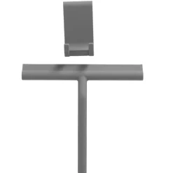 Duschabzieher grau 21 x 19 cm