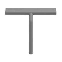 Duschabzieher grau 21 x 19 cm