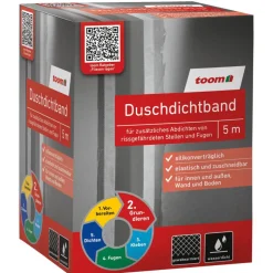 Duschdichtband grau 5 m