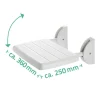 Duschklappsitz 'Eco' 36 x 25 cm