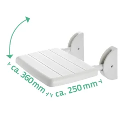 Duschklappsitz 'Eco' 36 x 25 cm