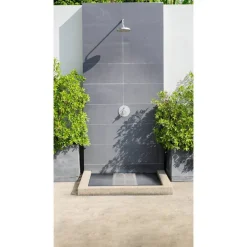 Duschmatte 'Indoor & Outdoor' Kunststoff taupe 55 x 55 cm