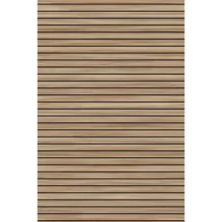 Duschrückwand 'Scandi' horizontal Holzoptik 100 x 255 cm