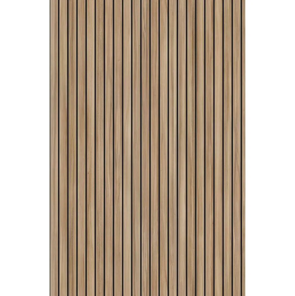 Duschrückwand 'Scandi' vertikal Holzoptik 100 x 255 cm