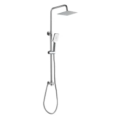 Duschsäule 'Bayala' Edelstahl verchromt 80-118 cm