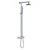Duschsäule 'Borneo' rund verchromt 82 - 131 cm