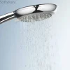 Duschsystem 'Aquamaxx 320' chromfarben eckige Kopfbrause, für separate Armatur