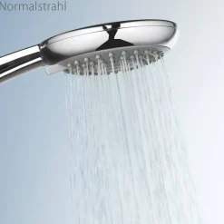 Duschsystem 'Aquamaxx 310' chromfarben eckige Kopfbrause, für separate Armatur