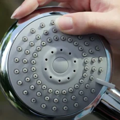 Duschsystem 'Aquamaxx 310' chromfarben runde Kopfbrause, für separate Armatur