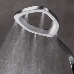 Duschsystem 'Aquamaxx Splash' hochglanz verchromt/weiß