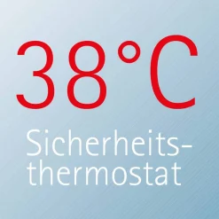 Duschsystem 'DuschMaster Rain III Modern' mit Thermostat und Ablage, rund, 111 cm