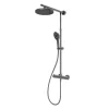 Duschsystem 'DuschMaster Rain Classic' mit Thermostat Gunmetal