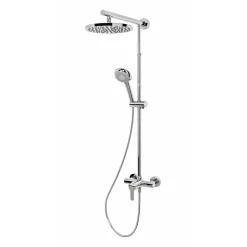 Duschsystem 'DuschMaster Rain' mit Einhebelmischer, rund, 155 cm