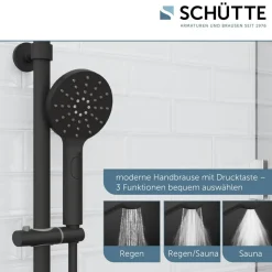 Duschsystem 'Madura Fresh' schwarz