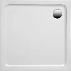 Duschtasse quadratisch weiß 90 x 90 x 4 cm