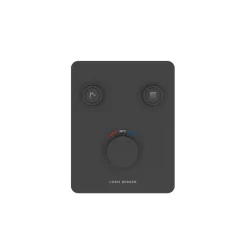 Duschthermostat 'Aquatronic' Unterputz schwarz matt 2 Ausgänge