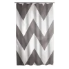 Duschvorhang 'Pico' Textil grau 180 x 200 cm