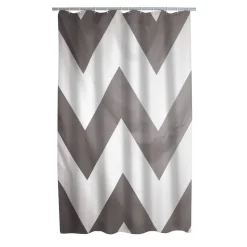 Duschvorhang 'Pico' Textil grau 180 x 200 cm