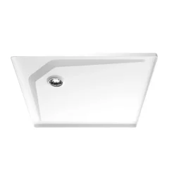 Duschwanne 'Classic Line extra flach' 90 x 90 cm weiß