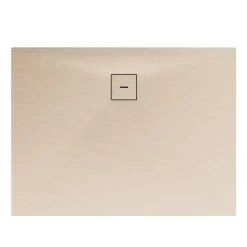 Duschwanne, Mineralguss, flach, sand, rechteckig, 100 x 90 x 4 cm