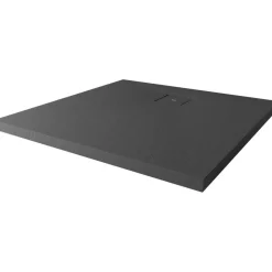 Duschwanne 'Modern Line Steinoptik' anthrazit 90 x 90 cm