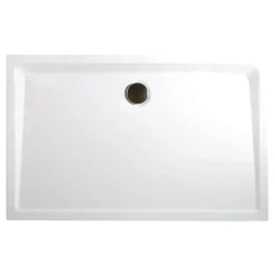 Duschwanne, Sanitäracryl, extra-flach, rechteckig, 90 x 75 x 3,5 cm