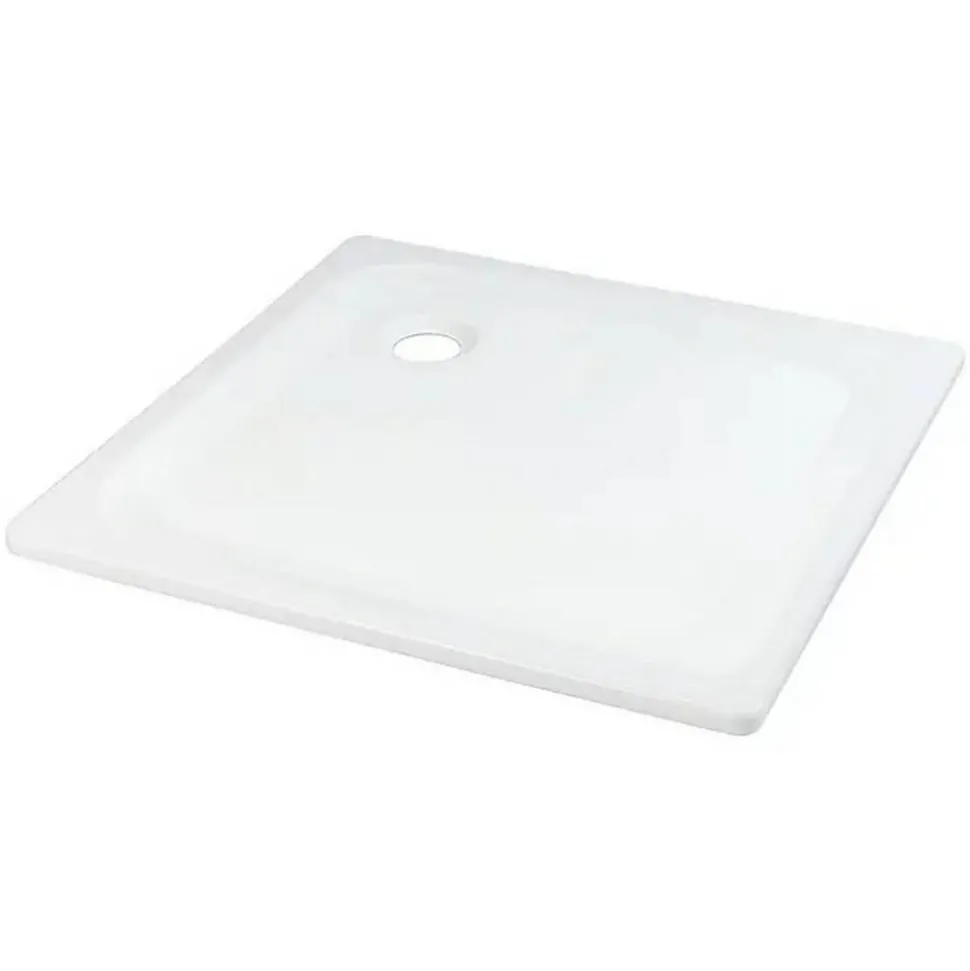 Duschwanne weiß 90 x 90 x 2,5 cm