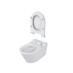 Dusch-WC spülrandlos 'Tokio' inklusive WC-Sitz weiß