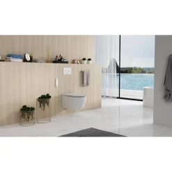 Dusch-WC spülrandlos 'Tokio' inklusive WC-Sitz weiß