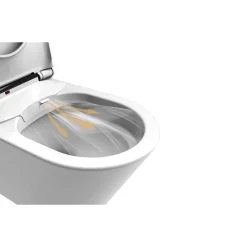 Dusch-WC spülrandlos 'Tokio' inklusive WC-Sitz weiß