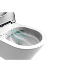 Dusch-WC spülrandlos 'Tokio' inklusive WC-Sitz weiß