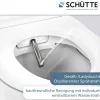 Dusch-WC spülrandlos 'Cesari Premium' weiß mit LED-Nachtlicht