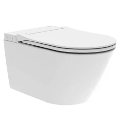 Dusch-WC spülrandlos 'Cesari Premium' weiß mit LED-Nachtlicht