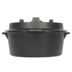 Dutch Oven Gusseisen schwarz Ø 24 cm