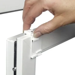 EasyFix Doppelrollo 'Karo' weiß 60 x 150 cm